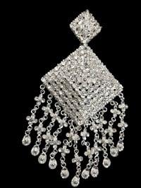 Image 2 of Diamond Flower pendant