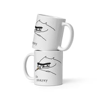 Image 3 of so healthy White glossy mug 