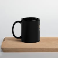 Image 5 of DIVINELY PROTECTED Black Glossy Mug