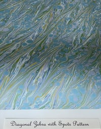 Image 4 of Marbled Paper Bleu de Provence