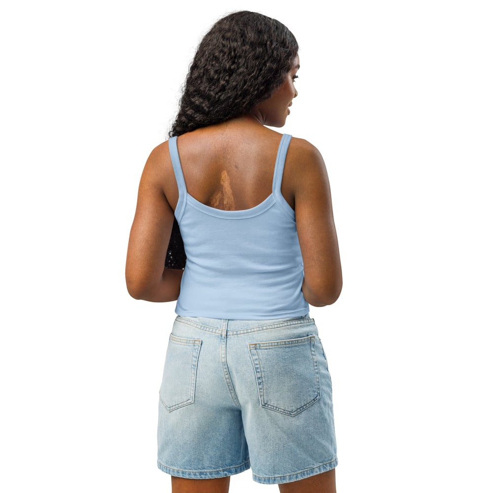 Butterfly Wishes Women’s micro-rib tank top