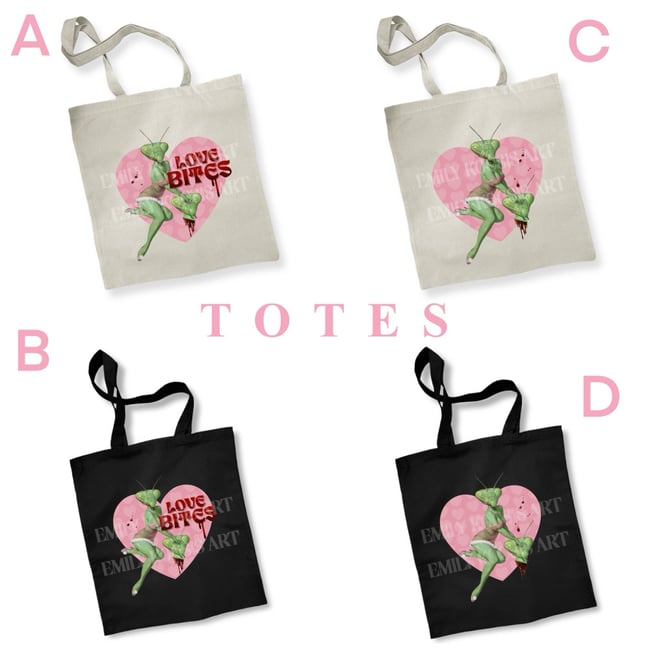Mantis Decapitation Tote // Two Options