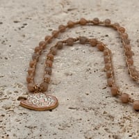 Image 1 of Sunstone Cowboy Hat Necklace