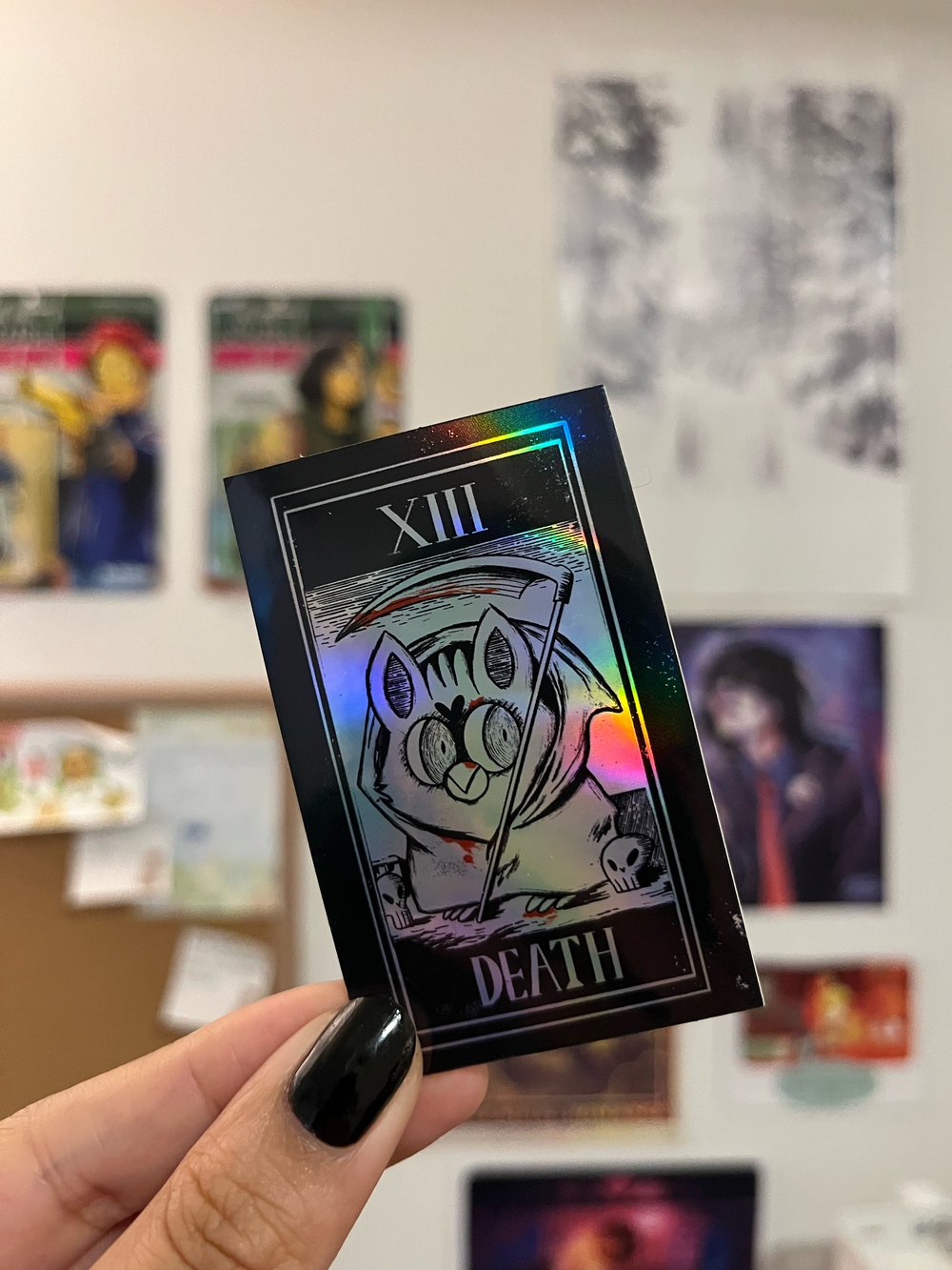 furb tarot holo vinyl sticker