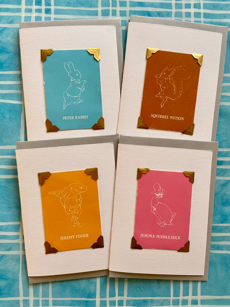 Image of Peter Rabbit cards c1980s