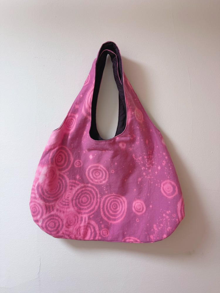 Image of Rounded Tote Bag — White Bunny