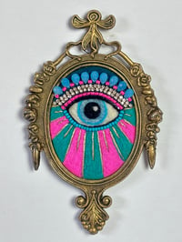 Image 1 of Mystic Eye - turquoise/pink
