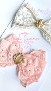 Broderie Anglaise Blushing Peach