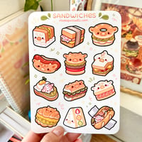 Image 1 of Sandwiches Sticker Sheet