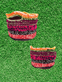 Image 1 of Scrap Crochet Basket 