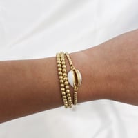 Image 4 of White Seashell Bracelet 