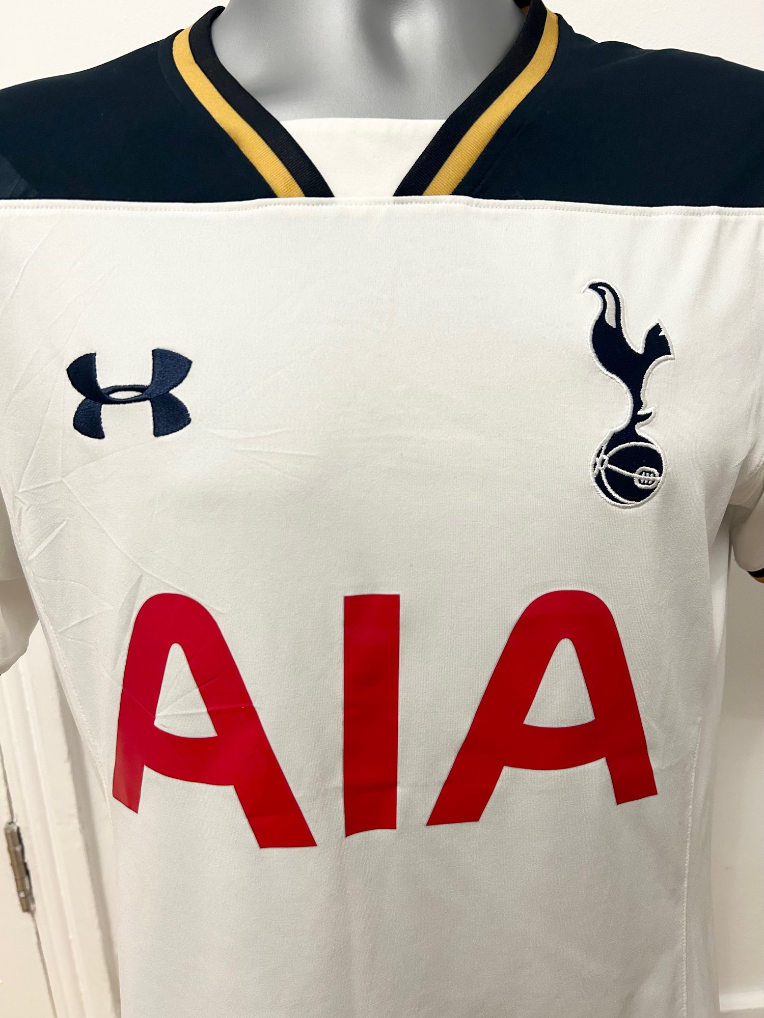 Image of Tottenham Hotspur “ERIKSEN 23” 2016/17 Home Shirt + PL patches (S)