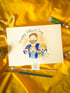 *Fathers Day Booking*  A5 Mini Illustration  Image 4