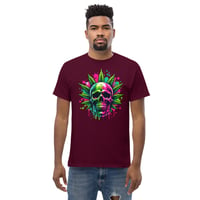 Image 2 of Weed skull 2 Unisex classic tee