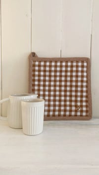 Image 2 of Manique vichy marron