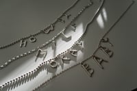 Image 2 of Alphabet Charm Necklace 