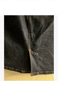 Image 4 of New Sz 12 Chaps Dark Denim Skirt # 19*15