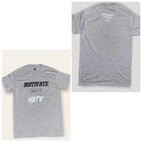 Motivate Over Hate (gray/black)