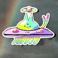 Alien Cat Sticker