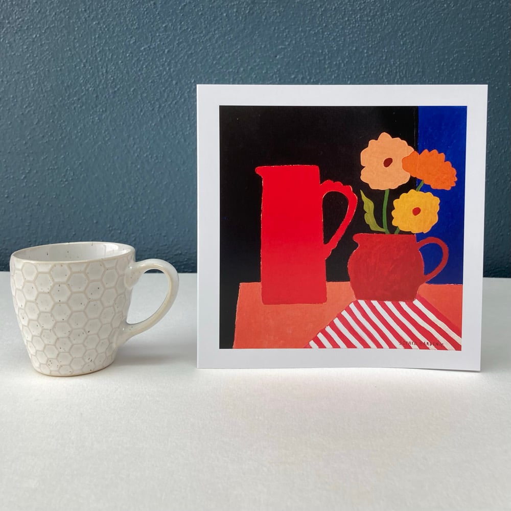 Image of Jugs and Marigolds card