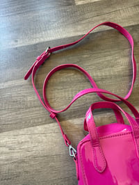 Image 2 of Target mini pink patent bag
