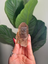 Image 1 of NATURAL RUTILE SMOKEY QUARTZ POINT -BRAZIL- J