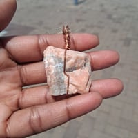 Image 1 of Peach Moonstone Necklace
