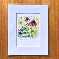 Image 2 of flowers talking-five different prints
