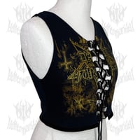 Image 4 of Dark Funeral "Kings” Lace-Up Top (SIZE M/L)