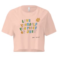 Image 5 of Love yourself crop top