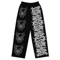 Image 2 of Atticus Cogar "PURE HATE" Unisex Wide Leg Pajama Pants