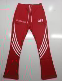 Image 3 of RED CROP HOODIE JOGGING SET