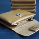 Origami 3-in-1 wallet in tanned color