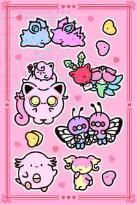 Valentine Vinyl Sticker Sheet