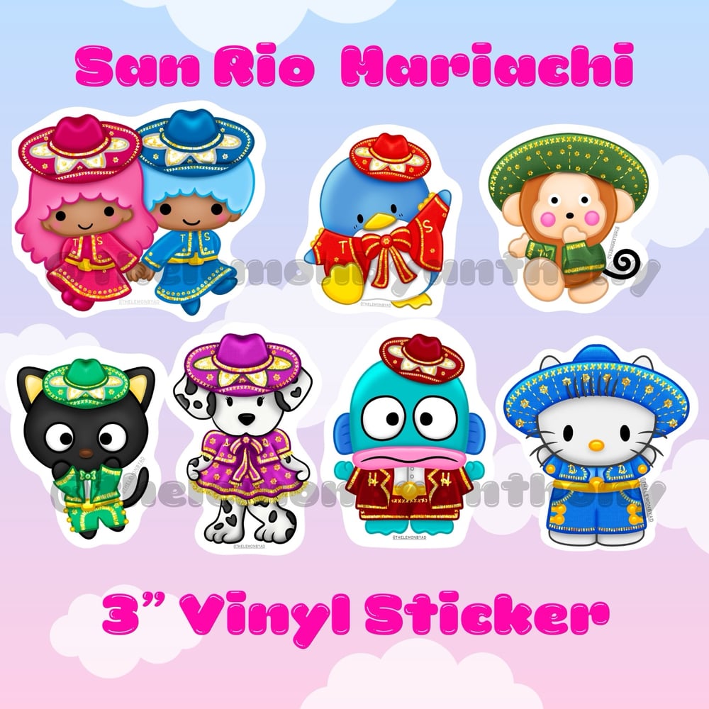 Image of San Rio Mariachi Stickers