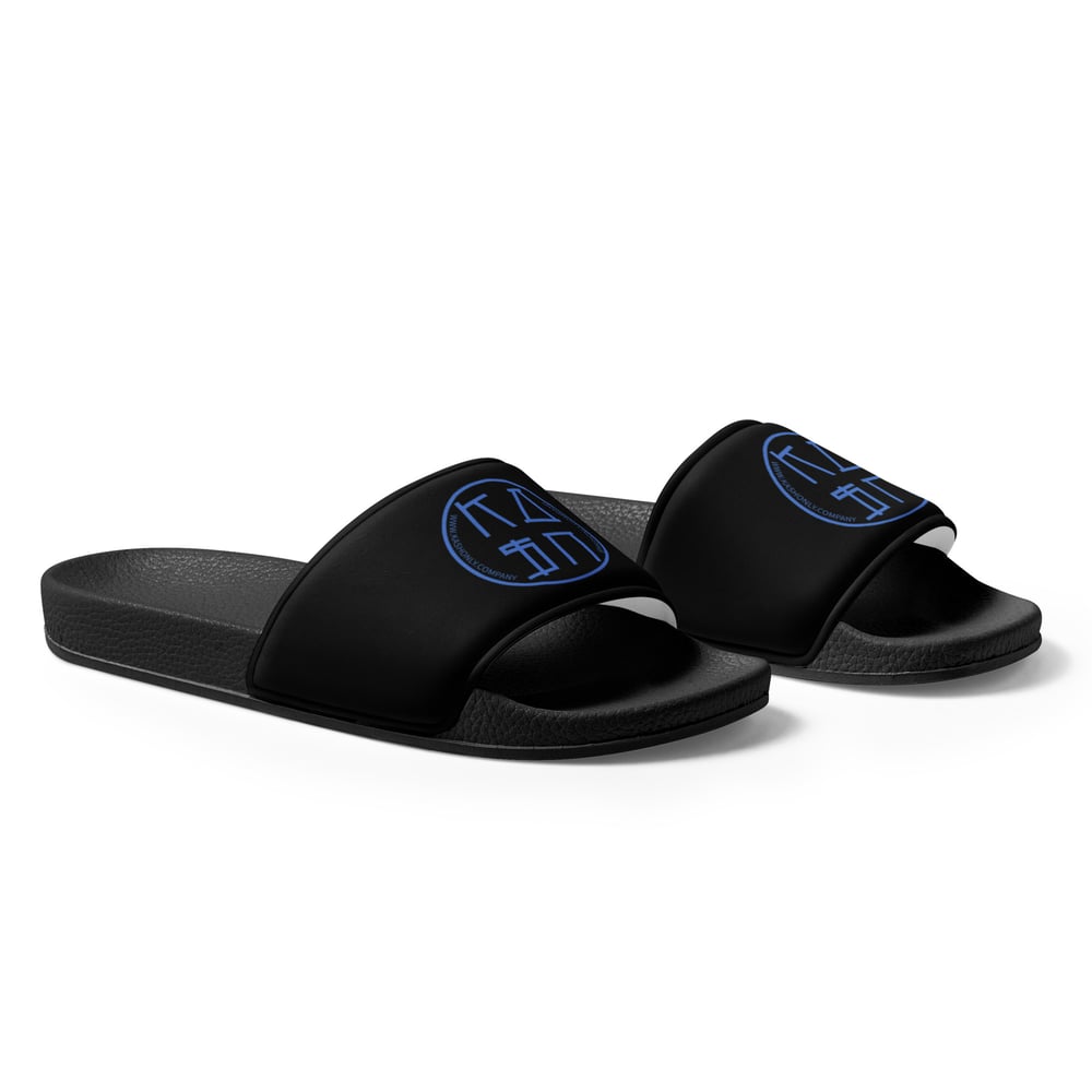 Image of KASHONLY WOMEN'S SLIDES-BLACK