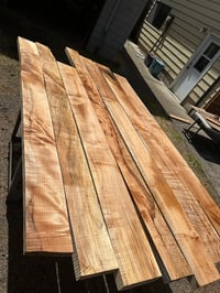 Image 1 of 8/4 figured maple