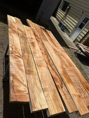 8/4 figured maple