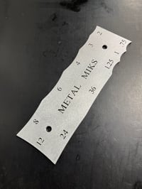Metal Miks radius gauge 