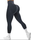 Ribbed Gym Leggings ( charcoal black )