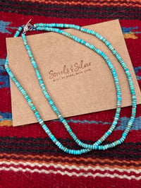 Image 2 of Turquoise Rondell Strand