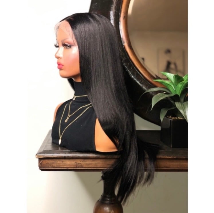 Synthetic lace clearance frontal