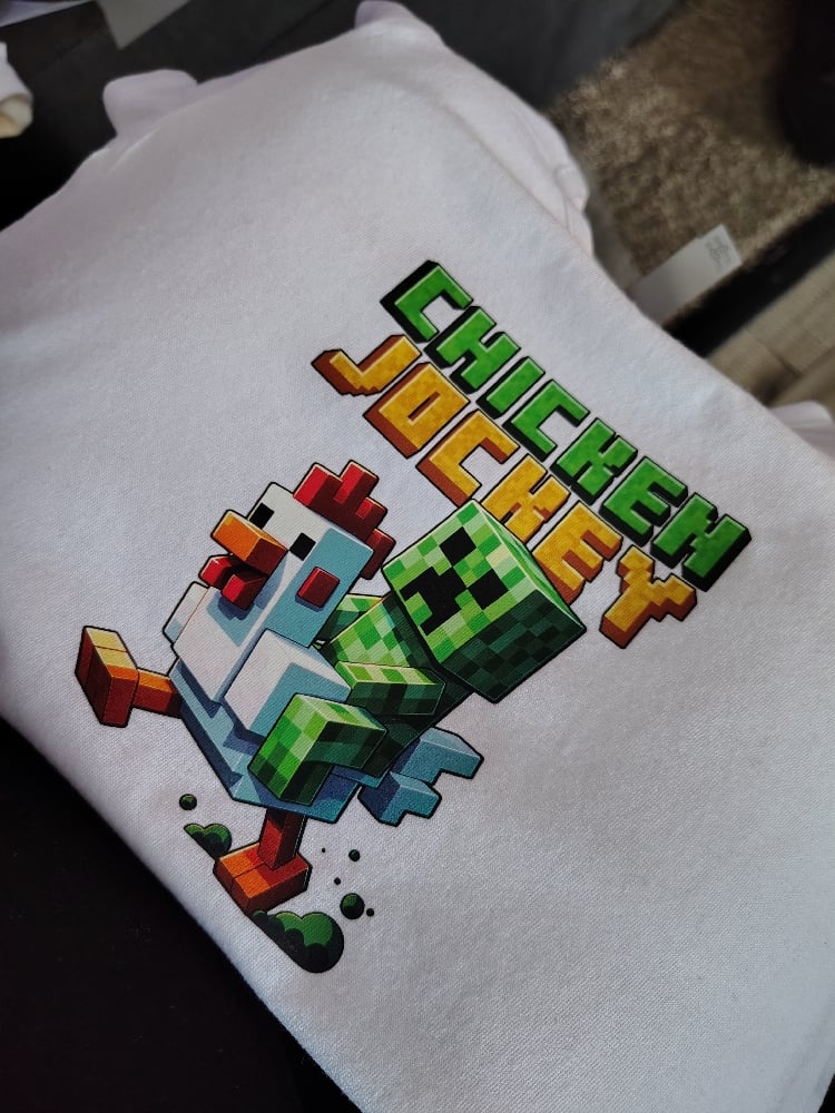 CHICKEN JOCKEY Creeper tee