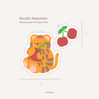 Image 1 of Cherry Baby (ft. Tora) Acrylic Keychain 