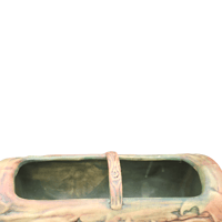 Image 13 of Antique 1920s Weller Pottery Log Planter 