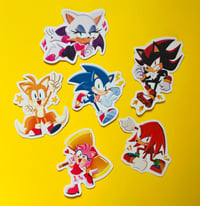 Image 1 of Sonic and Friends Stickers