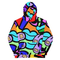 Image 1 of SHEEFY "LSD" ALL OVER HOODIE