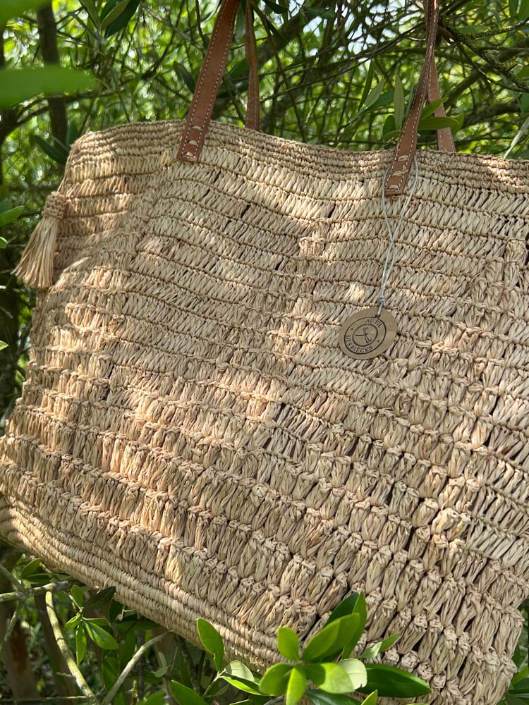 Image of Grand Sac en Raphia TISIA