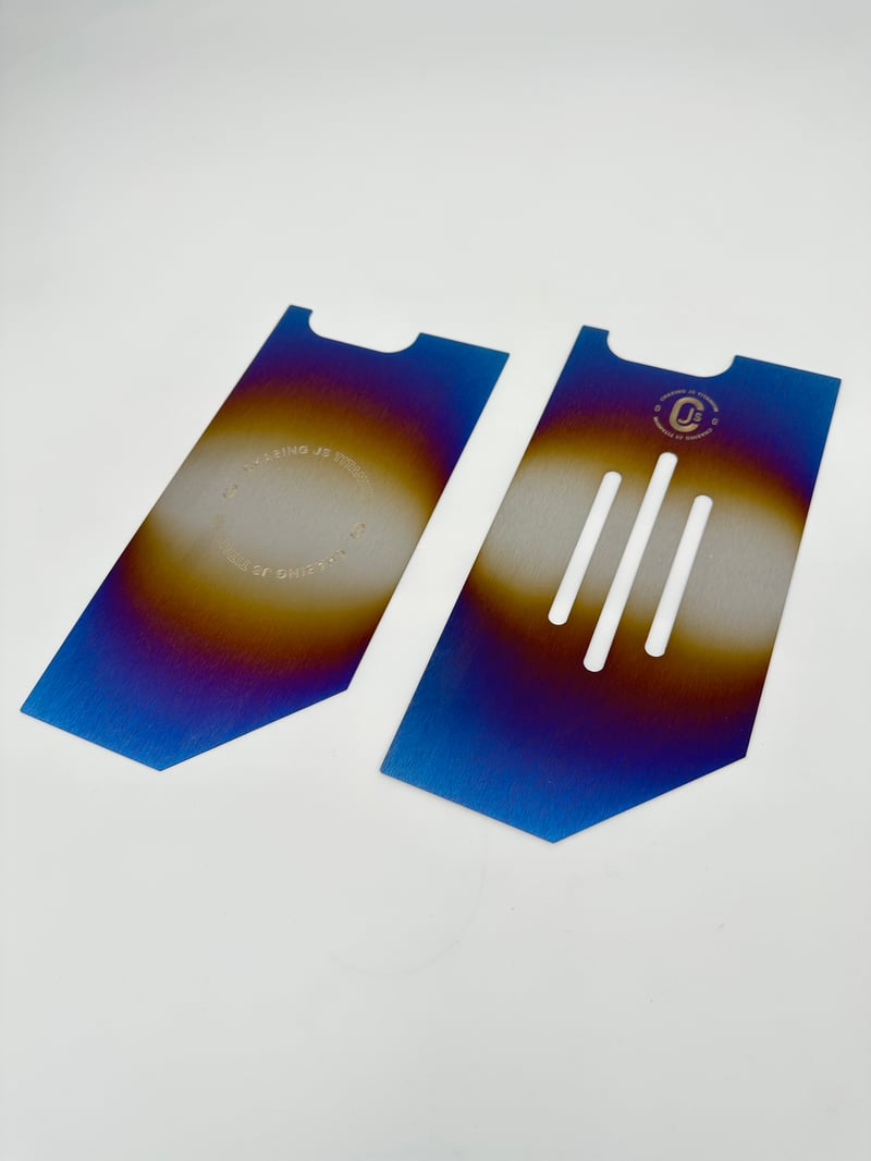 Chasing JS Titanium Open End Lug Nuts (M12) Chasing JS