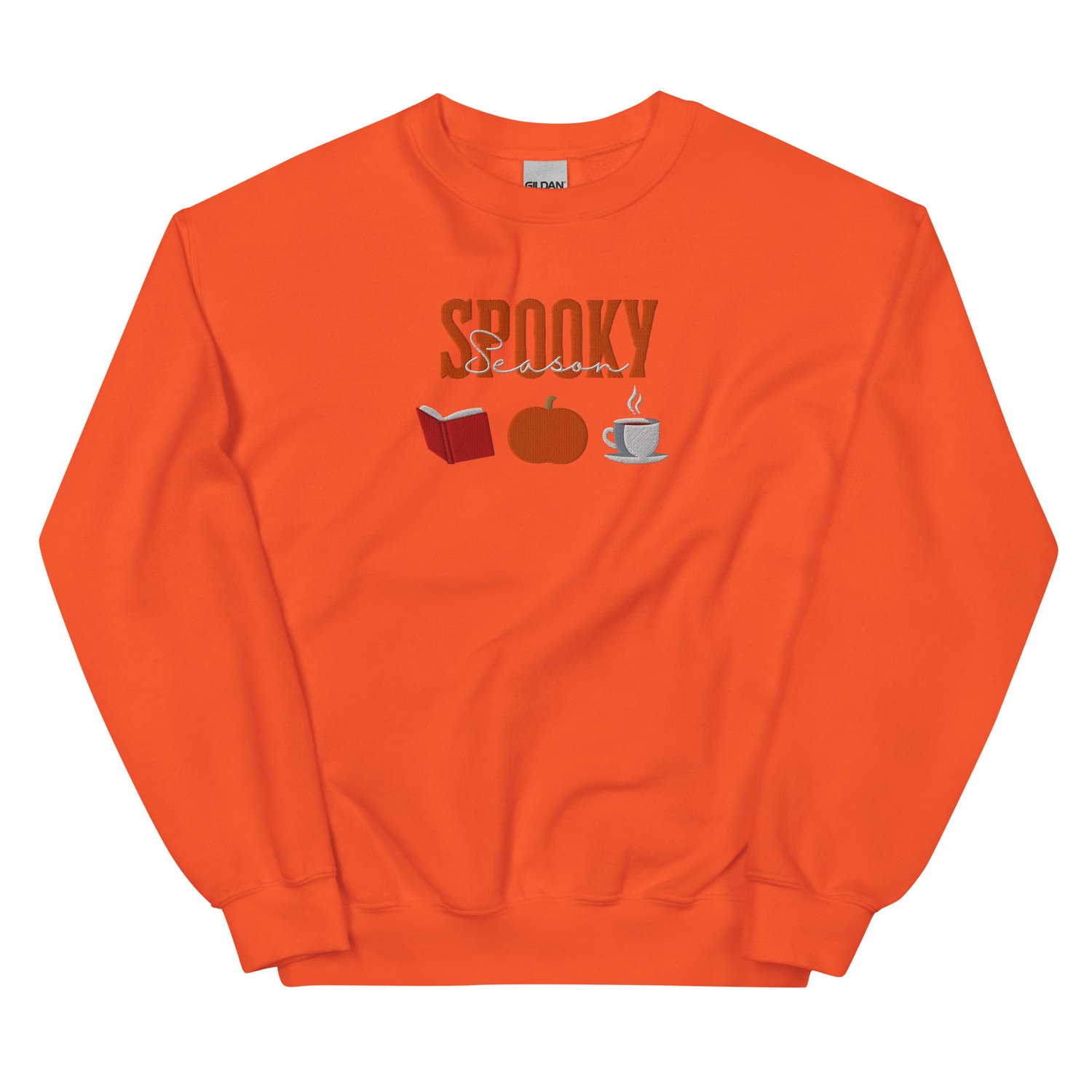 Image of Spooky season autumn colours Unisex Sweatshirt
